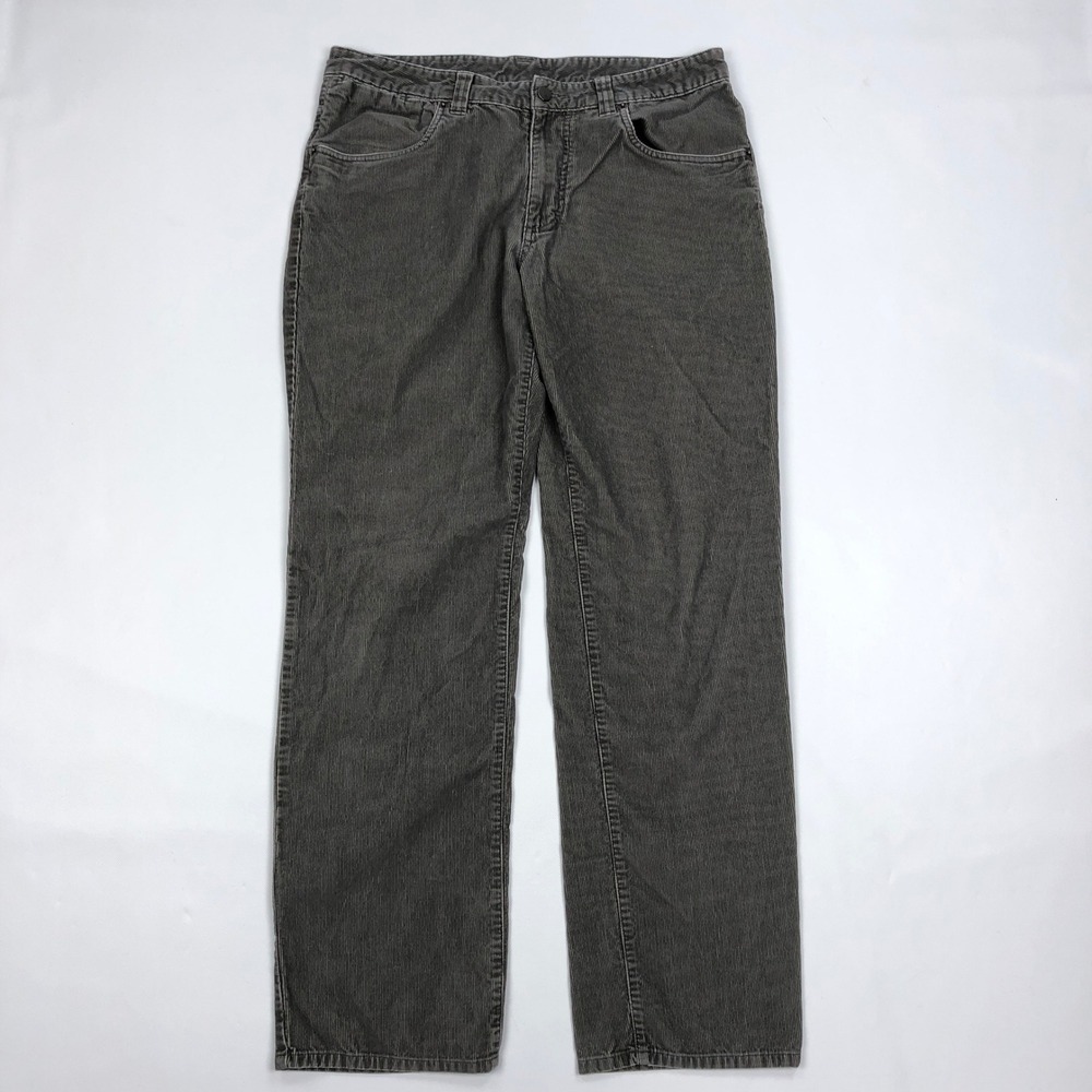 Patagonia Cords Mens 34x32 Forge Grey Organic Cotton Corduroy Pants 58225